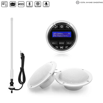 Marin Stereo Bluetooth rezistent la apa Barca Radio Sistem Audio DAB+ Receptor+4