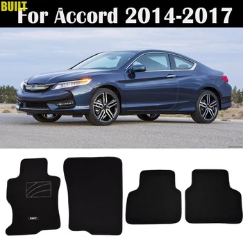 4BUC Pentru Honda Accord 9 2016 2017 Auto Covorase Covoare Nylon Negru Fata-Spate, garnituri Capace Accesorii Auto