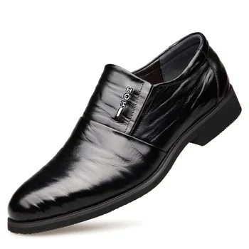 Pantofi din piele Oameni de Afaceri Oxford Respirabil Cauciuc Formale Pantofi Rochie de Birou de sex Masculin Nunta Apartamente Încălțăminte zapatillas hombre