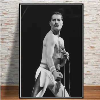 Bohemian Rhapsody Freddie Mercury Postere si Printuri Muzica Rock Star Panza Pictura Arta de Perete Imaginile Pentru Camera de zi Decor Acasă