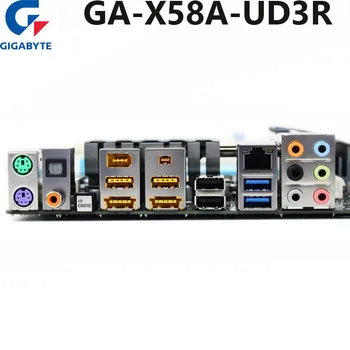 Gigabyte GA-X58A-UD3R Original, placa de baza 1366 pin X58 Desktop, placi de baza de sprijin L5639 L5520 DDR3, SATA III Systemboard Folosit PC-ul