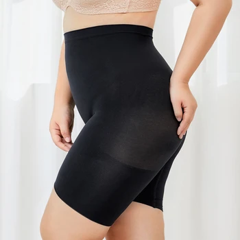 DELIMIRA femeii Plus Dimensiunea Burtica Control Chilotei Coapsei mai Subtire Shapewear pantaloni Scurți Body Shaper