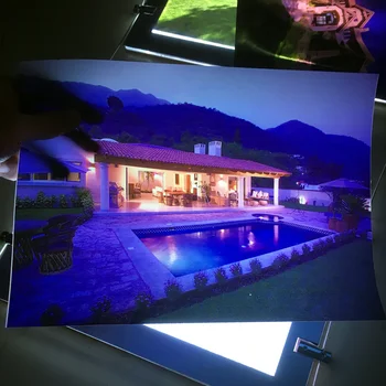 100BUC A4 Lumină LED-uri de Buzunar Inkjet Printer Hârtie pentru Agenție Imobiliară Fereastra de Afișare