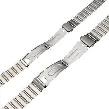 12mm 18mm din Oțel Inoxidabil Ceas Trupa Curea Bratara Watchband Fluture Cleme de Aur Cataramă de Argint Pentru Barbati Femei