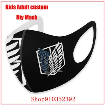Atac Asupra Titanilor moda masca pentru femei barbati sport mondmasker Mondkapjes mască de protecție pentru față telas de algodon por metrou