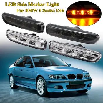 1 Pereche de semnalizare Lampă de poziție Laterală Luminile de Semnalizare Pentru BMW Seria 3 E46 4Dr/2Dr pentru Coupe Cabrio fabricate intre 1999-2003