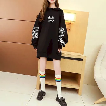 Hanorac femei hoodies leneș stil coreean liber 2020 nouă primăvară de toamnă topuri de culoare curcubeu aripi pe spate streetwear