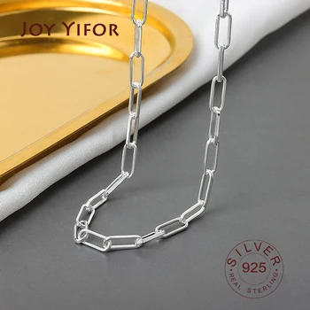 Argint 925 inele pentru femei lanț Geometrice Rotunde Cravată Colier Pandantiv Pentru Femei de Logodna placat