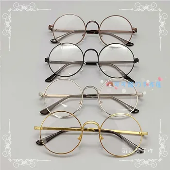 Restabilirea moduri vechi de metal rotund cutii de ochelari plate pentru care lolita sora moale Japonez harajuku fata decorative ochelari om