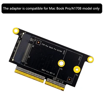 M2 SSD Adaptor pentru Macbook 1708 NVM-e Acceptă 2230 2242 CHEIE-M M. 2 SSD-ul pentru Apple Macbook Pro 1708 pentru Macbook A1708 SSD Adaptor