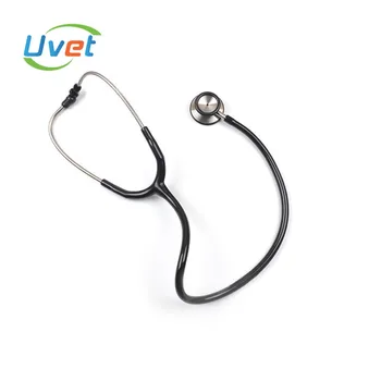 Portabil multifunctional stetoscop cap dublu tub profesionale inima stetoscop Veterinar, clinica Veterinara Echipamente Medicale