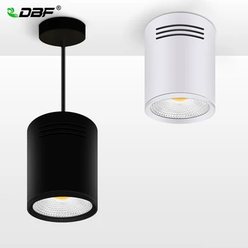 [DBF]LED-uri Montate pe Suprafață Plafon Lampă cu Sârmă Agățat 3W/5W/7W/10W/12W/15W Alb/Negru AC85-265V Plafon de Lumină la fața Locului Decor Acasă