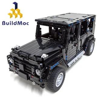 BuildMoc Technic Masina RC Jucarii Copii Blocuri de Curse Oraș Super-Masina Sport Blocuri MOC Vehicule de Jucărie de Învățământ Pentru Copii