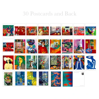 Henri Matisse Fovismul Arta Pictura Vrea Afaceri de cărți Poștale de Felicitare Cadou Invitatie la Petrecere de Ziua de carte Poștală Set 30 buc Decor