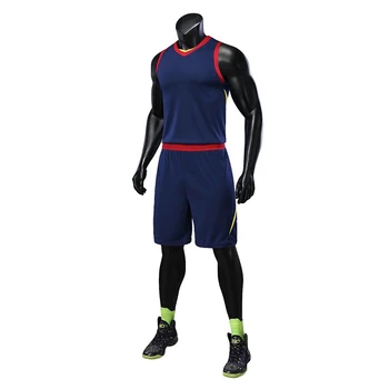 Obiceiul American De Baschet Mens Uniformă De Sport Iute Uscat Tipar Digital Purta Jersey Set De Buzunar De Pantaloni Scurți