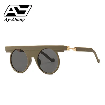Ay-zhang Rotund ochelari de Soare pentru Femei Brand Designer Viitorul Stil de Ochelari 2019 New Sosire Verde de Epocă Doamnelor Ochelari de Soare UV400