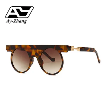 Ay-zhang Rotund ochelari de Soare pentru Femei Brand Designer Viitorul Stil de Ochelari 2019 New Sosire Verde de Epocă Doamnelor Ochelari de Soare UV400