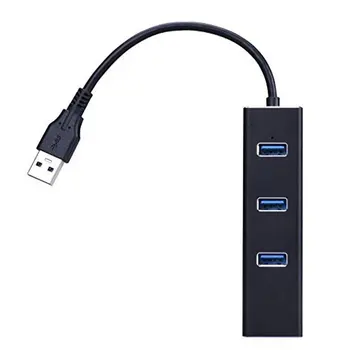 USB3.0HUB + placa de Retea Gigabit Hub 3 Porturi USB 3.0, Gigabit Ethernet LAN Rj45 Adaptor de Rețea Hub la 1000mbps