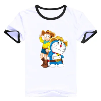 Doraemon Tricou Nobita T-shirt Pisica Minunat Tricou Japonia Stil Anime Haine de Desene animate de Imprimare Unisex Tee Harajuku de sex Feminin de sex Masculin Topuri