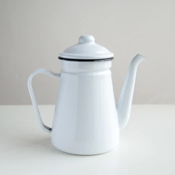 Porțelan japonez email oală de cafea, fierbător de vin oală de ceai oală de apă ceainic 1,1 L