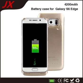 4200mah Pentru Samsung Galaxy S6 edge Caz Baterie Slim Încărcător de Rezervă Caz Acoperire Smart Power Bank Pentru Samsung S6 Edge Baterie Caz