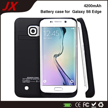 4200mah Pentru Samsung Galaxy S6 edge Caz Baterie Slim Încărcător de Rezervă Caz Acoperire Smart Power Bank Pentru Samsung S6 Edge Baterie Caz