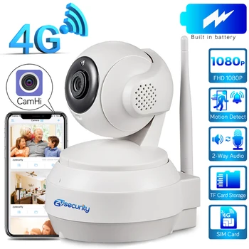 3G Sim 4G Camera IP PTZ 1080P Wireless Home Security Camera 2-Way Audio de Supraveghere Video CCTV Network Baterie Dome