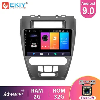 EKIY IPS Android 9.0 Radio Auto Pentru Ford Fusion Mondeo Mustang 2009-2012 Navigare GPS Multimedia Player Video, Wifi, BT Stereo FM