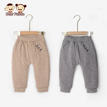 Pantaloni Pentru Copii Din Bumbac Gros De Iarna Pentru Sugari Nou-Născuți Pentru Copii Copii Drăguț Casual Fată Băiat Pantaloni De Moda Cald Elastic Jambiere Lungi
