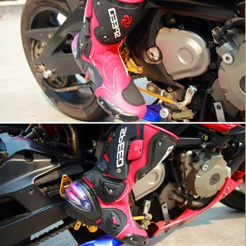 Motociclete de Echitatie Pantofi Mid-Calf Picioarele dispozitive de Protecție pentru Raliu de Motociclete Motocros MTB de Curse Profesionist Cizme B1001