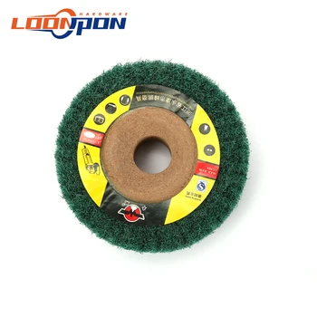 Non-țesute Spălare Pad de Slefuire Roată Clapa Mop Lustruire Wheel Disc de 180 Granulatie 1 buc 100/125/150/200/250/300mm 4