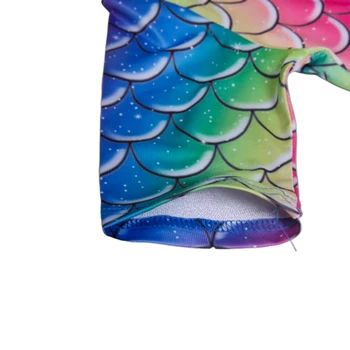 Fete Curcubeu Rochie de Pește scară Haine Colorate Rochie de Ziua Producatoare De Copii Fata de Partid Prințesă Vestidos pentru Fata 2517