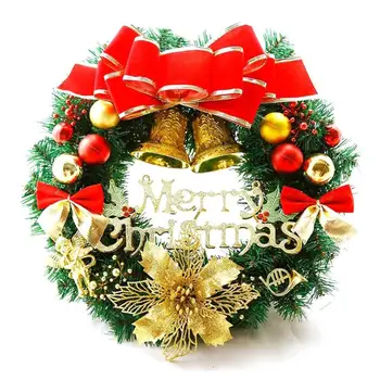30cm Coroană de Crăciun Agățat Pandantive Vesel Ghirlanda de Crăciun Cadouri de Perete Ușa Ornamente Decor Acasă de Anul Nou Decoratiuni 2021