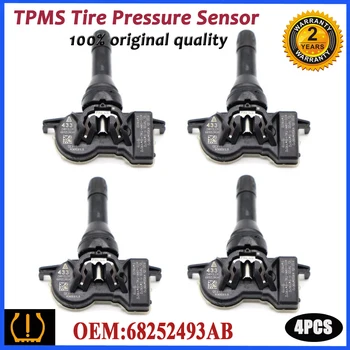 TPMS monitorizare a Presiunii în Anvelope Senzor 68252493AB Pentru Jeep Grand Cherokee Renegat Dodge Durango Dart Chrysler Pacifica 200 de 433Mhz