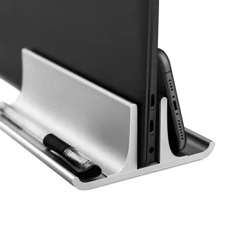 Notebook Stand Vertical de Bază Desktop Răcire Depozitare Suport din Aliaj de Aluminiu LESHP