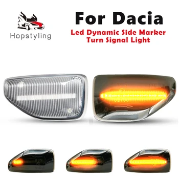 2 buc LED-uri Dinamice Laterale Lumini de poziție Săgeată de Semnalizare Lămpi de Semnalizare Pentru Dacia Duster, Logan MCV, Sandero 2 Stepway 2 MK2 anii 2012-2020