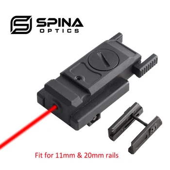 SPINA Profil Scăzut Arma cu Laser de Vedere Tactic cu Laser Pointer Pistol Airsoft cu 20mm Picatinny Weaver Mount & 11mm coadă de rândunică Muntele