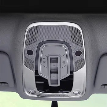 Masina Acoperiș Lampa De Citit Rama Decor Acopere Garnitura Pentru Audi A6 C8 2019 Frontal Din Otel Inoxidabil Lumina Plafonierei Trim Decalcomanii