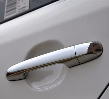 Crom De Înaltă Calitate Din Fibră De Carbon Mașină De Mânerul Ușii Capacului Garnitura Pentru Hyundai Avante 2006-2011 Autocolante Auto Suprapunere