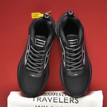Moda Casual Pantofi Pentru Bărbați În Aer Liber Formatori De Sex Masculin Lama Sole De Dimensiuni Mari Respirabil Barbati Adidasi Personalizate Logo-Ul De Ambalare Pentru Picătură De Transport Maritim