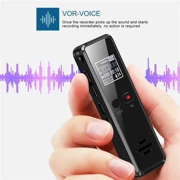 V90 Micro Digital Recorder de Voce Activat Dictafon Distanta 8GB Înregistrare Audio MP3 Player de Reducere a Zgomotului WAV Înregistrare