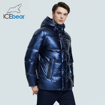 ICEbear 2020 toamna și iarna noi cu gluga pentru bărbați casual sacou în jos, gros și cald pentru bărbați îmbrăcăminte de iarnă MWY20867D