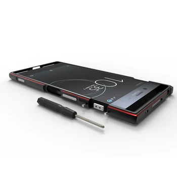 Carcasa de Metal pentru Sony Xperia XA1 plus capacul Original din Aliaj de Aluminiu Barei de protecție Cadru pentru Sony XA1 plus 5.5 capa G3412 G3421 G3423 3416