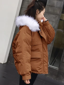 Bumbac Căptușit Jacheta Femei Scurta 2020 Haine de Iarnă Nou Versiunea coreeană Vrac Mici de Bumbac Pâine Haina de Student