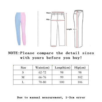 Vangull Talie Elastic Mozaic Drept Femei de Vară 2020 Nou de Talie Mare Moda Casual Pantaloni jogger Streetwear Feminin Pantaloni
