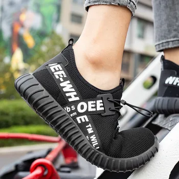Oamenii de Siguranță Pantofi de Lucru cu Oțel Tep Puncție-Dovada Cizme Indestructibil Pantofi Bărbați Respirabil Usoare Muncă în aer liber Adidași