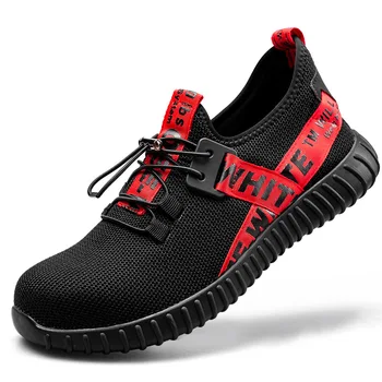 Oamenii de Siguranță Pantofi de Lucru cu Oțel Tep Puncție-Dovada Cizme Indestructibil Pantofi Bărbați Respirabil Usoare Muncă în aer liber Adidași