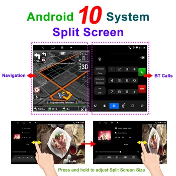 9 inch 2 din Android 10 RDS DSP Mașină player Multimedia, Navigare GPS pentru Suzuki SX4 2006-2013 Pentru Fiat Sedici 2005 -
