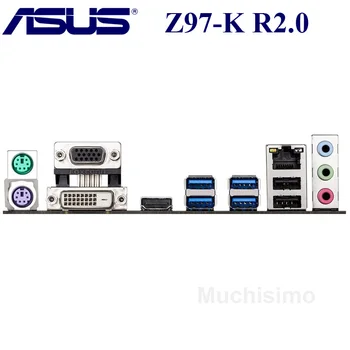 ASUS Z97-K R2.0 originale PLACA de baza placi de LGA 1150 DDR3 i7, i5 si i3 CPU 32G SATA3 USB2.0 UBS3.0 Z97 FOLOSIT placa de baza desktop