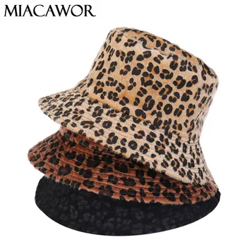 Nouă Primăvară Pălării De Soare Pălărie Găleată Femei Leopard De Imprimare Bărbați Dublu Partea De Panama În Aer Liber Pescar Hat Visor Bazinul Capac M29